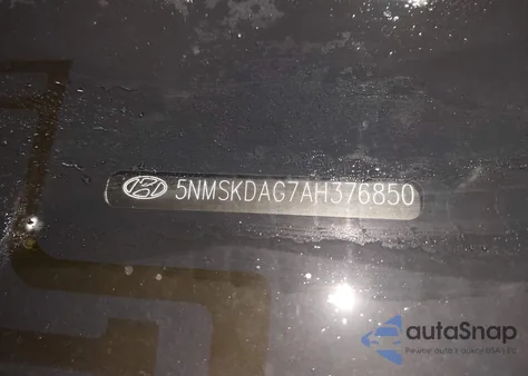 2010 Hyundai Santa Fe Limited V6 from USA, damaged, VIN 5NMSKDAG7AH376850